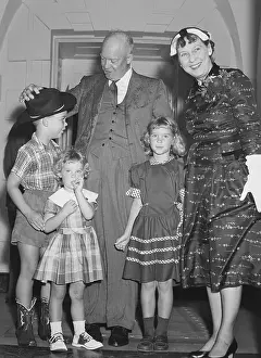 Grandmother Prints: President and Mamie Eisenhower with Their Grandchildren