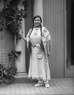 Sioux Prints: President of National Council of American Indians Gertrude Bonnin