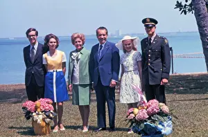 President Nixon and His Family
