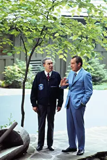 President Nixon and Leonid Brezhnev