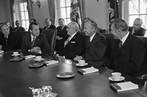 President Nixon Meeting with Construction Industry Leaders