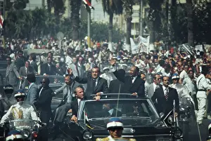 Huty31503 Prints: President Nixon And President Sadat In Egypt