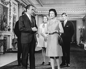 Charles Prints: President Nixon With Queen Elizabeth