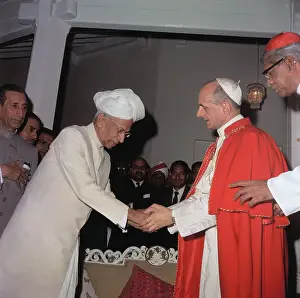 Mumbai Prints: President Radhakrishnan and Pope Paul VI