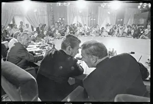 Montebello Prints: President Reagan Conferring with Alexander Haig