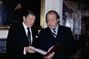 President Reagan with Jim Brady