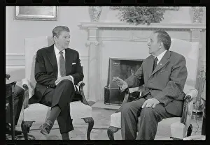 Clary Prints: President Reagan Meeting with Andrei Gromyko