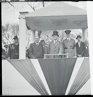 George H Prints: As President Reviewed Army Day Parade