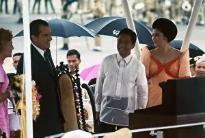 President Richard Nixon Meets Ferdinand Marcos in Manilla