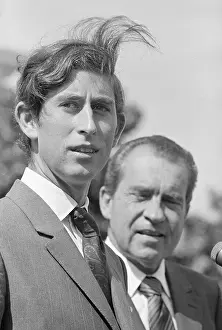 President Richard Nixon and Prince Charles as the Later Visited America
