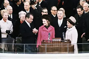 Agnew Prints: President Richard Nixon with Wife