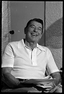 President Ronald Reagan in Polo Shirt
