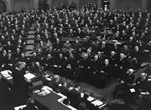 Congress Prints: President Roosevelt Addressing Congress