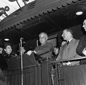 Bridgeport Prints: President Roosevelt Campaigning