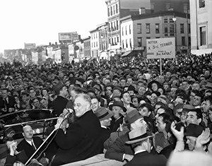 Campaigning Prints: President Roosevelt Campaigning