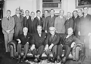 Moley Prints: President Roosevelt with Dignitaries