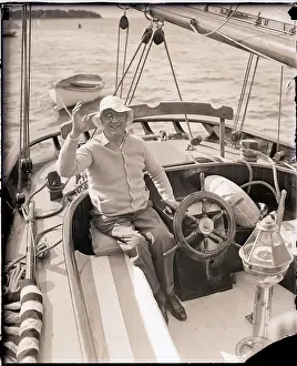 Touching Prints: President Roosevelt Sailing