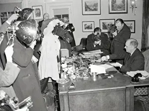President Roosevelt Signing a Bill