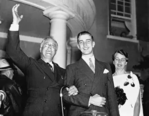 Hyde Park Prints: President Roosevelt and Son