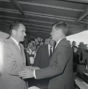President Shaking Hands With Vice President