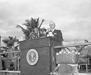 Dedication Prints: President Truman at Everglades National Park in Florida