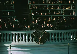 President Truman Giving Inauguration Address
