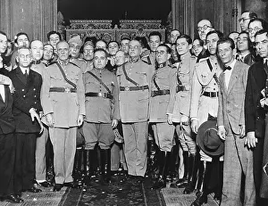 Brazilian Prints: President Vargas And Officials