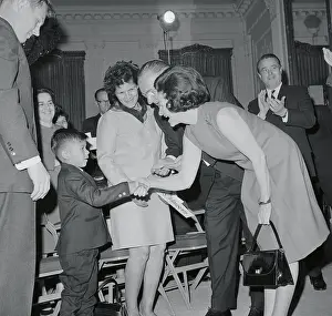 Politeness Prints: President and Wife Meeting Poncho Mansera