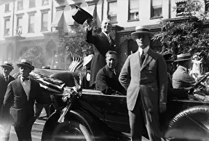 President Wilson Arrives In New York