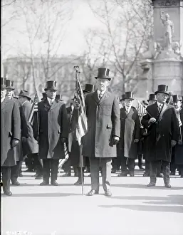 President Wilson Leading Parade