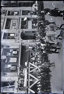 President Wilson Leading A Parade