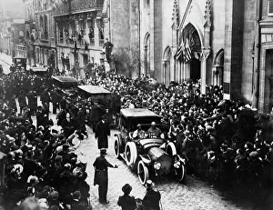 Huty38029 Prints: President Wilson's Escort, Paris