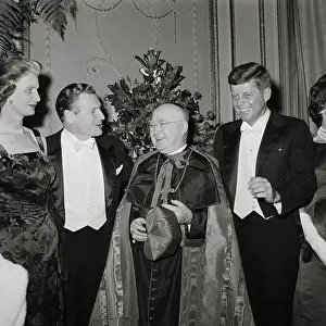 Two Presidential Rivals Eating Dinner