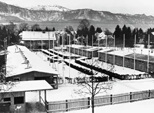 Huty31922 Prints: Press Barracks - 1936 Winter Olympic Games