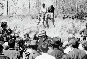 Selma Prints: Press Conference During Civil Rights March