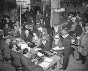 Trenton Prints: Press Covering Hauptmann Case