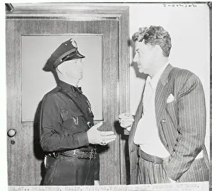 Preston Sturges at Hospital to Visit Howard Hughes