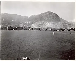 Hong Kong Prints: Pretty View Of Hong Kong; Water, Port