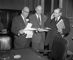 Karl E Prints: Price Daniel Meeting With Colleagues