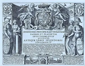 Ethnic Groups Prints: Pricipio del terzo libro de dicato al Duca di Parma