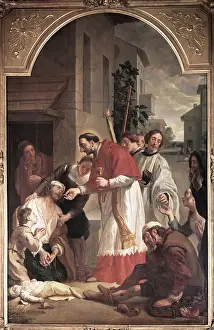 Epidemic Prints: Priest Attending to Victims of the Plague
