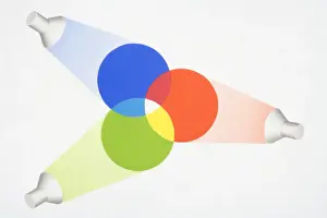 Three Prints: Three primary colours of light