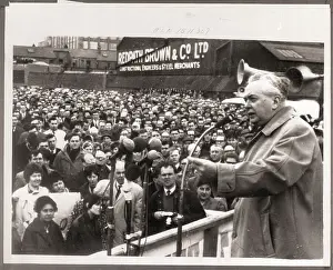 Manchester Prints: Prime Minister Harold Wilson Campaigning