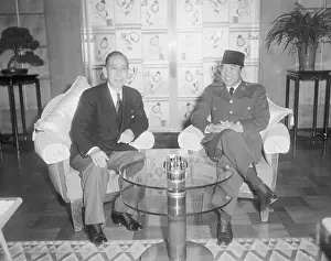Sukarno Prints: Prime Minister Kishi Nobusuke and President Sukarno