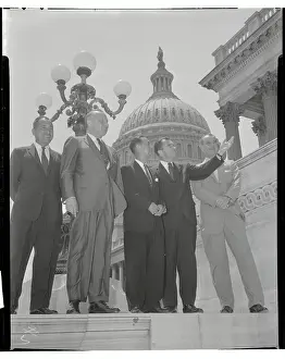 Knowland Prints: Prime Minister Nobusuke Kishi Visiting Capitol Hill