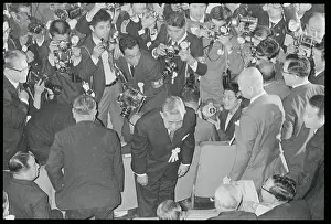Sato Eisaku Prints: Prime Minister Sato at Political Convention