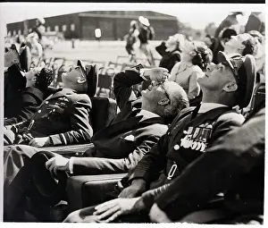 Prime Minister Watching Aerial Show