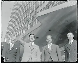 Akihito Prints: Prince Akihito at UN