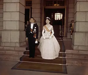 Akihito Prints: Prince Akihito with Bride