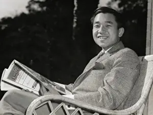 Prosperity Prints: Prince Akihito Reading